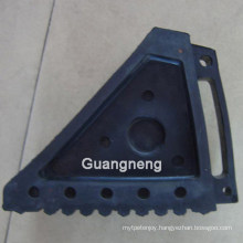 Black Rubber Wedge, Car Rubber Wedge, Rubber Block, Rubber Stopper, Wheel Chock Rubber Stopper